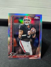 2025 TOPPS CHROME #15 MICHAEL PENIX JR. FALCONS REFRACTOR