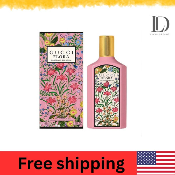 Gucci Flora Gorgeous Gardenia 3.3 oz EDP Perfume for Women New In Box