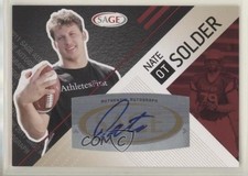 2011 SAGE Red Auto Nate Solder #A-49 Auto uk2