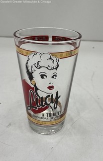 Vintage I Love Lucy A Tribute Glass Cup