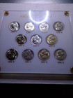1942-1945 WWII "GEM" UNCIRCULATED JEFFERSON WARTIME 35% SILVER NICKEL COIN SET — photo 2
