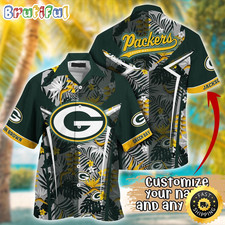 Personalize Green Bay Football Team Packerss Hawaiian Shirt Unisex Adults S-5XL