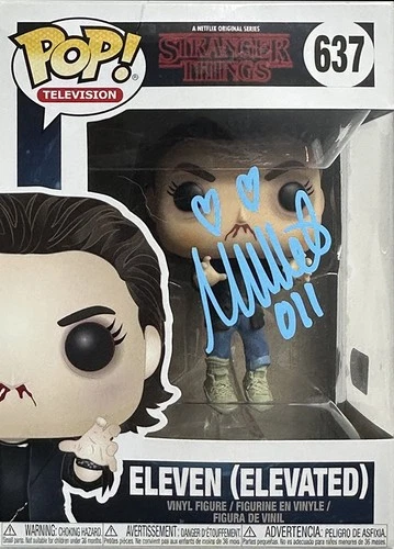🔥Funko Pop! Stranger Things: Eleven #637 Signed Millie Bobby Brown W/COA!🔥