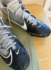 Nike Vapor Edge Elite 360 2 Men’s 13.0  Silver Black Football Cleats DA5457-003