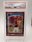 2024 Panini Donruss - Rated Rookie Jayden Daniels #389 Optic Preview Red Pandora