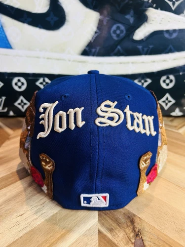 Authentique Jon Stan Los Angeles Dodgers Blue Angels rare épuisé 7 1/4 ajusté