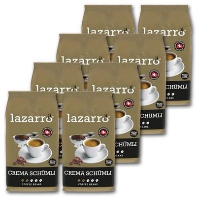 8 KG Lazarro Crema Schümli Kaffeebohnen