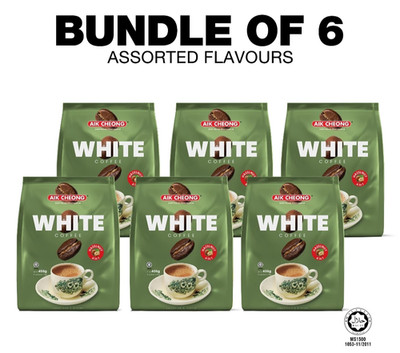 Hazelnut White Coffee 4in1 - 12 Sticks x 6packs - DHL Express