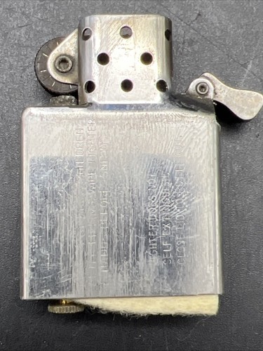 1989 black zippo lighter with the original insert five barrel hinge H V - Picture 11 of 12