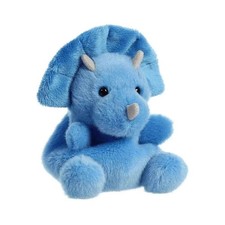 Aurora, hangtag, 33616, Palm Pals Tank Triceratops Dinosaur, 5 inches, Blue