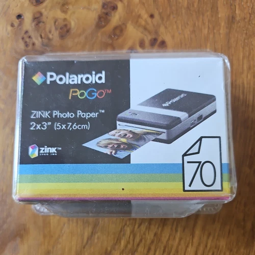 Genuine Polaroid PoGo ZINK Photo Paper 70 Pack - New And Sealed