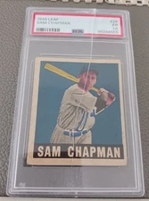 1948 Leaf  Baseball #26 SAM CHAPMAN PSA 1.5 - Cracked PSA Slab
