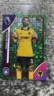 RAYAN AIT-NOURI WOLVES TOPPS PREMIER LEAGUE 2026 GREEN SPARKLE PARALLEL 08/ 99