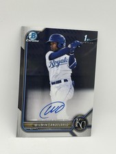 2022 Bowman Chrome Wilmin Candelario 1st Prospect Autograph #CPA-WC