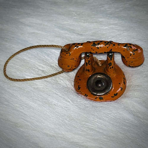 Vintage Arcade Kilgore Miniature Cast Iron Toy Phone - Bild 2 von 9