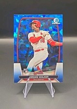 Jordan Walker RC Rookie 2023 Bowman Chrome Sapphire #18 Cardinals  🔥 