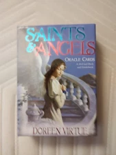 Saints & Angels Oracle Cards 44-Card Deck and Guidebook by Doreen Virtue 2005