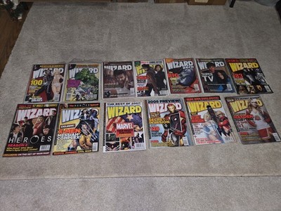 Wizard Magezine Set Of 13 2002 - 2008