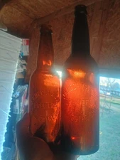 Antique Pre Pro Quart & Pint J. Knecht & Sons Chillicothe Ohio Beer Bottles