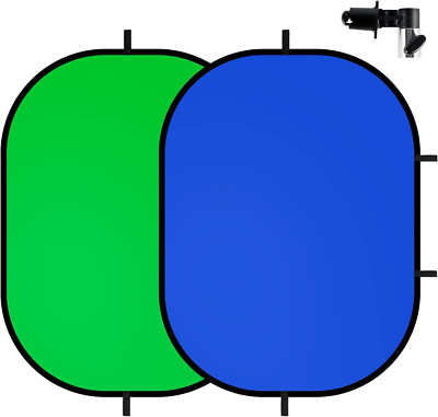 Selens 3X5FT Green Screen Backdrop - Collapsible Panel with Clip & Carry Bag