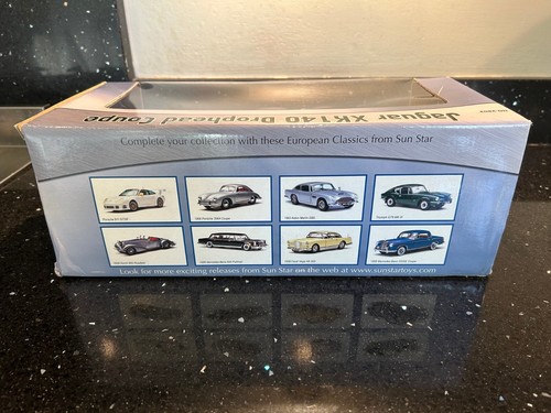 Jaguar XK140 Drophead Sun Star 1:18 Diecast Model Car – Boxed - Picture 10 of 11