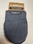 CUISINART MINI OVEN MITTS (2) BLUE DENIM 100% COTTON NEOPRENE NWT
