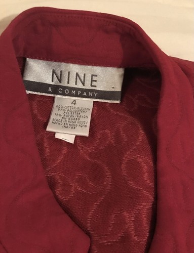 Nine & Co Asian Inspired Blazer Size 4 - Picture 3 of 4