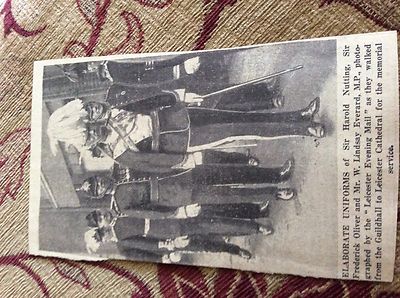m11f ephemera leicester harold nutting frederick oliver lindsay everard 