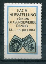 Danzig 1914 GLASGEWEBEAUSSTELLUNG  ** MNH POSTFRISCH (y79308