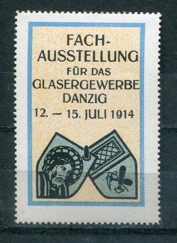 Gdansk 1914 GLASS EXHIBITION ** MNH MINT NEVER HINGED (79308)