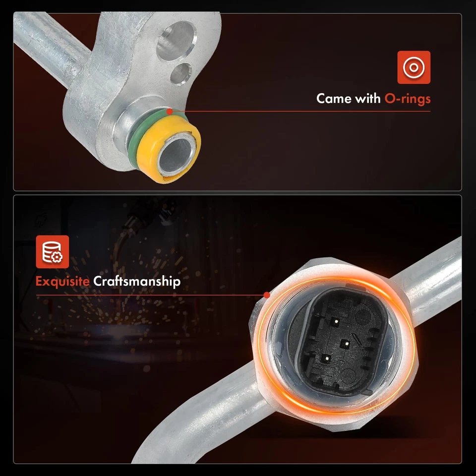 Línea de líquido de aire acondicionado para BMW 528i 2008-2011 528i xDrive 2009-2010 528xi 535i xDrive Foto 3 de 4