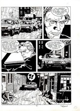 FERDINANDO TACCONI - Tavola originale Dylan Dog n. 76 "Maledizione nera" p. 13