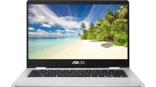 Used/Good Condition - ASUS Chromebook C423N, 14" 4GB DDR4 RAM, 64GB eMMC, Silver