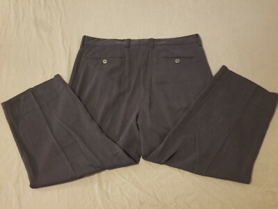 Mens Tommy Bahama Silk Dress Pants 38x25 Navy Blue Slack