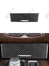 Central Control Socket Cover Trim Panel 1X For Chrysler 300 2015-17 Carbon Fiber