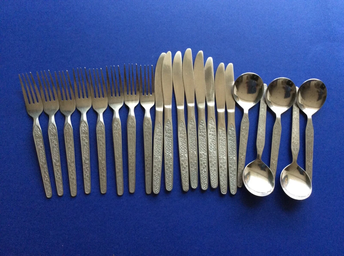 Vintage stainless steel best sale cutlery