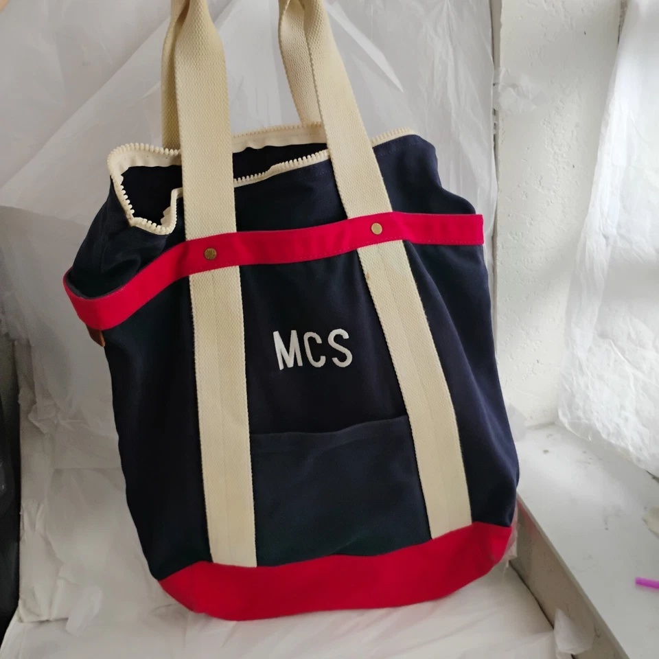 J. Bolso de Mano Crew Rail & Wharf Lona Multicolor RaRe Foto 2 de 4