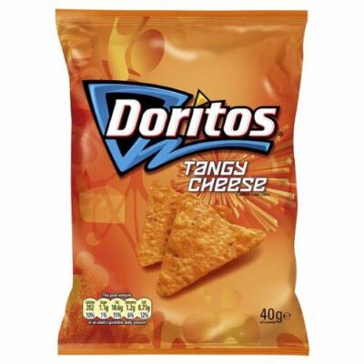 Doritos Tangy Cheese Flavour Corn Chips 40g - 40er Pack