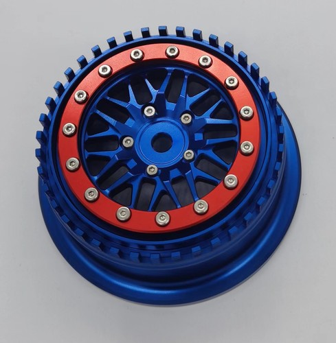 E-VIRATRUE 2.2/3.0''Alu Wheel For Losi Tenacity TT PRO&Lasernut 1/10 Blue 1pcs - Picture 11 of 35