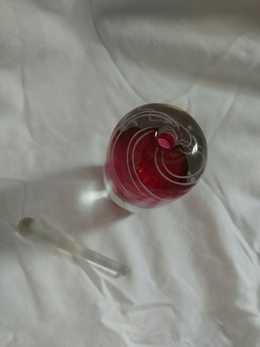 Profumo vintage 1989 Blackstone Studio Rossford Ohio con linee chiare Dauber viola - Foto 3 di 6