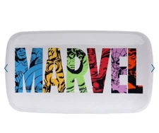 Marvel Eat The Universe Melamine Treat Tray Food  Snack Tray Comic Design New