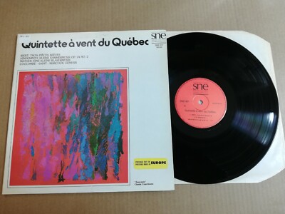 Quintette À Vent Du Québec LP sne (Société Nouvelle d'Enregistrement) SNE-501 NM