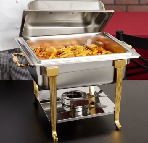 Vollrath 4,1 cuartos Chafer tamaño medio con adornos clásicos de latón - Imagen 4 de 6