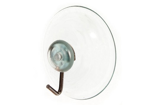 New 4 X Clear Suction Window Hooks With Steel Wire Hook 45mm 1 3/4 Inch - Onesto