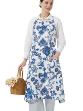 Plus Size Aprons for Women with Pockets Kitchen Cooking  Baking Apron