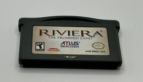 Riviera - The Promised Land Nintendo GameBoy Advance AUTHENTIC Game GBA ADV RPG