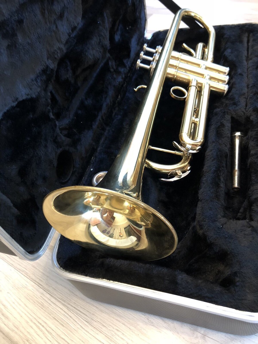 TRUMPET MAXTONE BY FRENCH ENGINEER HORN BRASS WIND INSTRUMENT + 