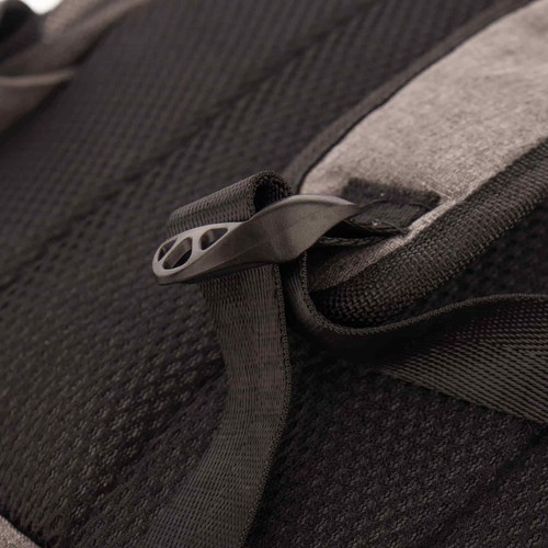 Grauer Simson Rucksack Modernes Design Hoher Tragekomfort Schule Arbeit Uni - Bild 9 von 10