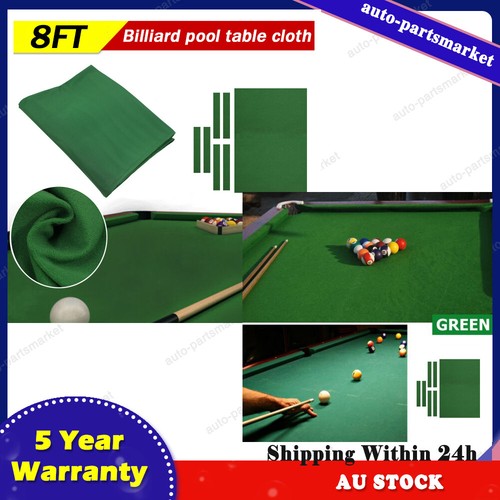 AU Premium 7/8/9ft Pool Table Cloth Felt Snooker Billiard Tablecloth Accessories - Picture 19 of 20