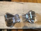 Two Vintage Glass Drawer Furniture Pulls — photo 3